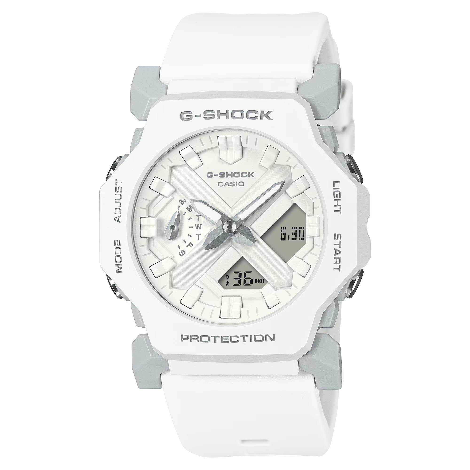 Casio G-Shock GA-2300-7A Analog-Digital Men Watch White Compact Size ozDigitalWatch.com.au